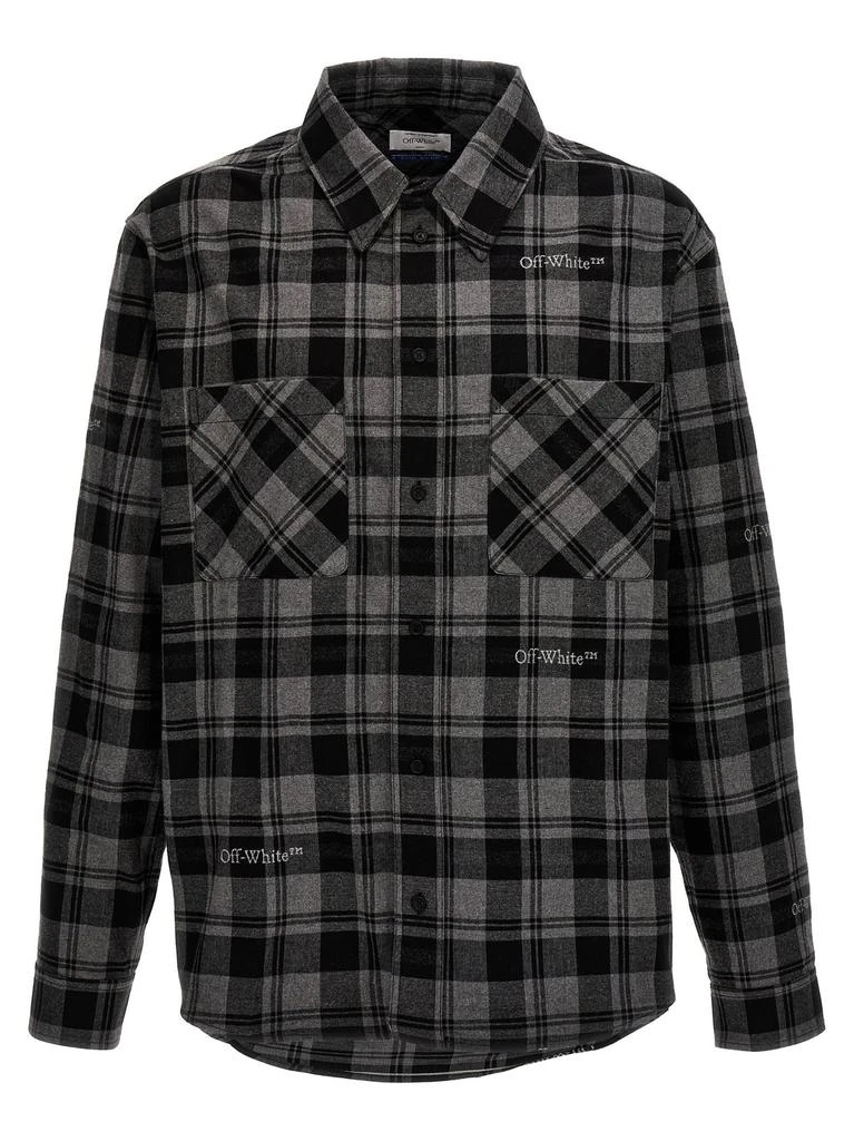 Off-White Off-White Checked Long-Sleeved Shirt 1
