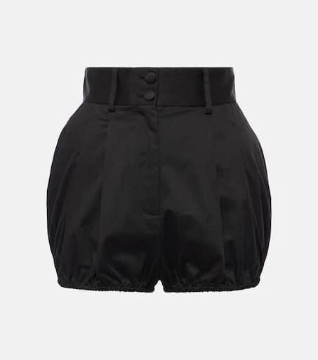 Dolce 
Gabbana High-rise cotton-blend gabardine shorts 1