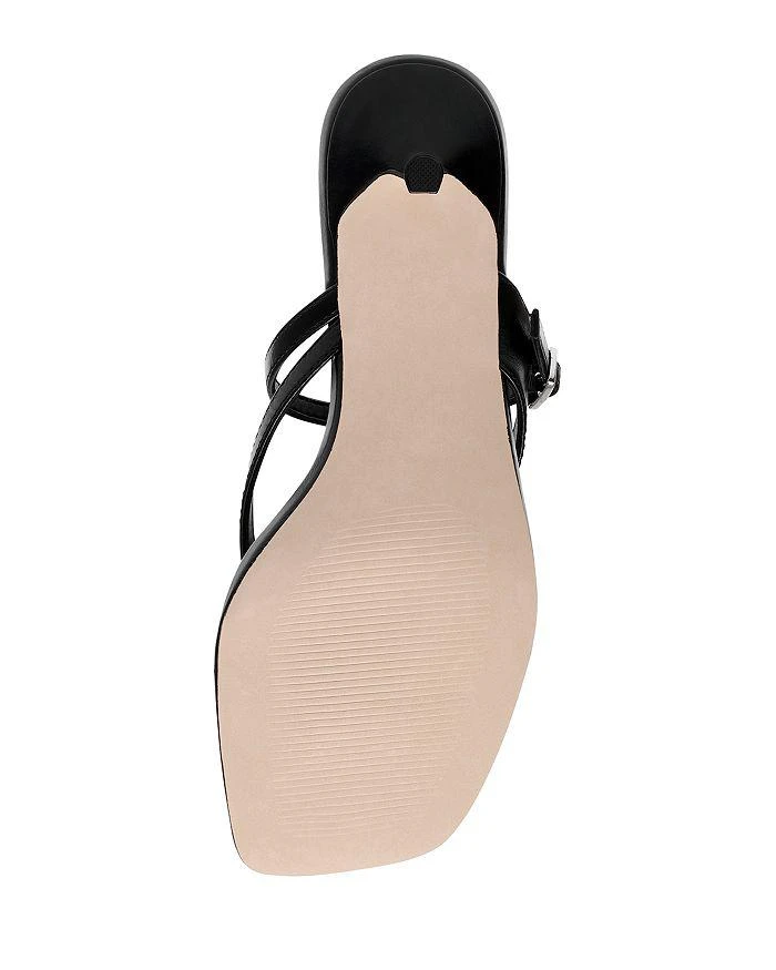 Steve Madden Women's Jessa Strappy Slip On Thong High Heel Sandals 6