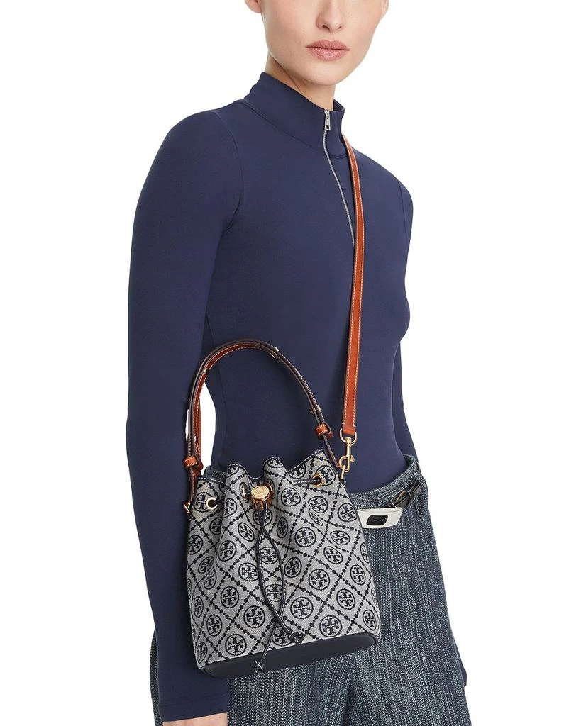 Tory Burch T Monogram Bucket Bag 7