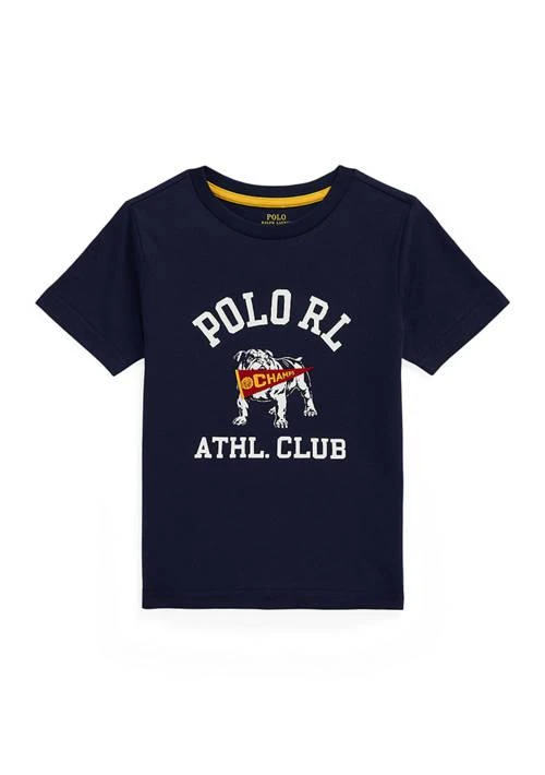 Ralph Lauren Childrenswear Lauren Childrenswear Boys 2 7 Logo Cotton Jersey T Shirt 1