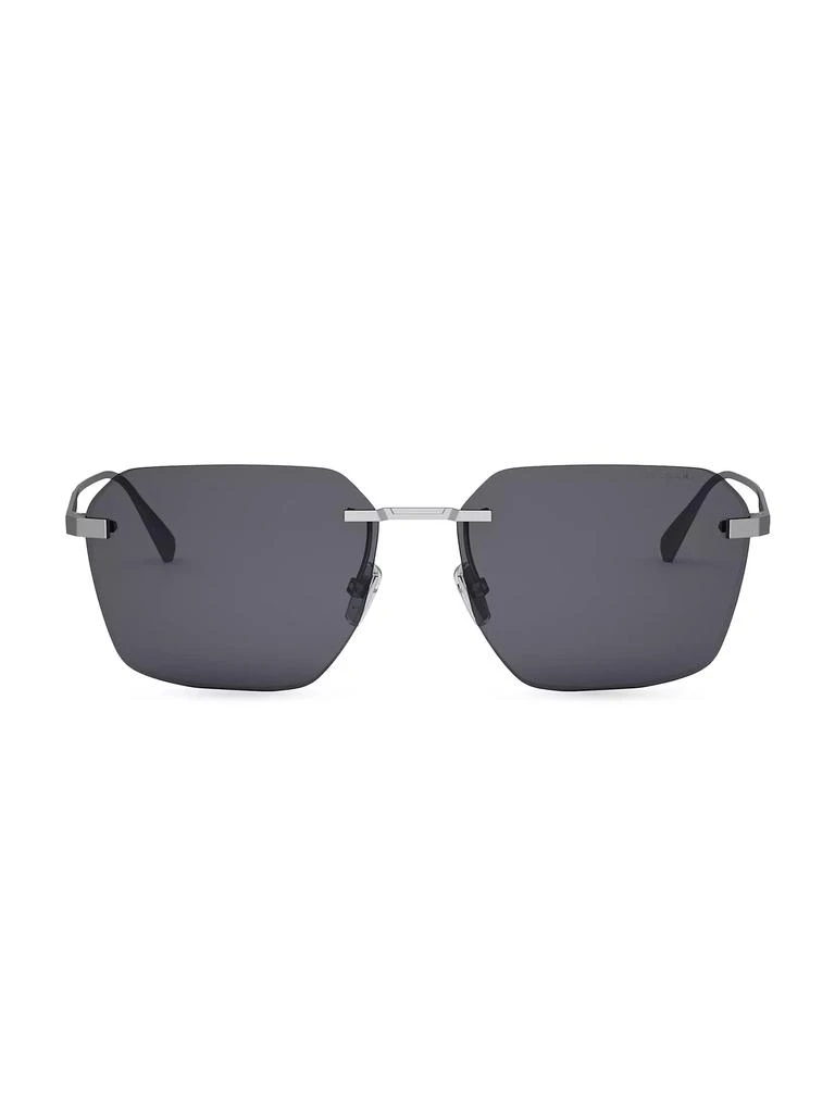 BVLGARI Octo 61MM Rectangular Sunglasses 2