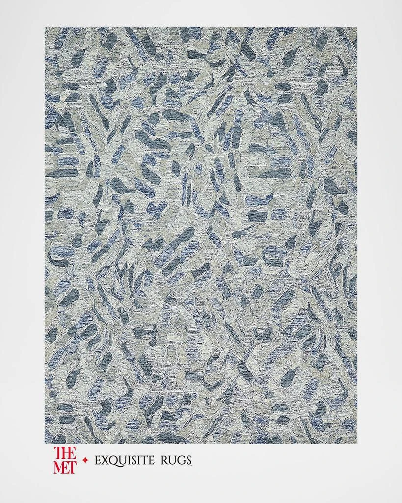 Exquisite Rugs Botanica Hand-Tufted Blue Rug, 10' x 14' 1