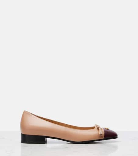 Valentino Valet Du Roi leather ballet flats 4