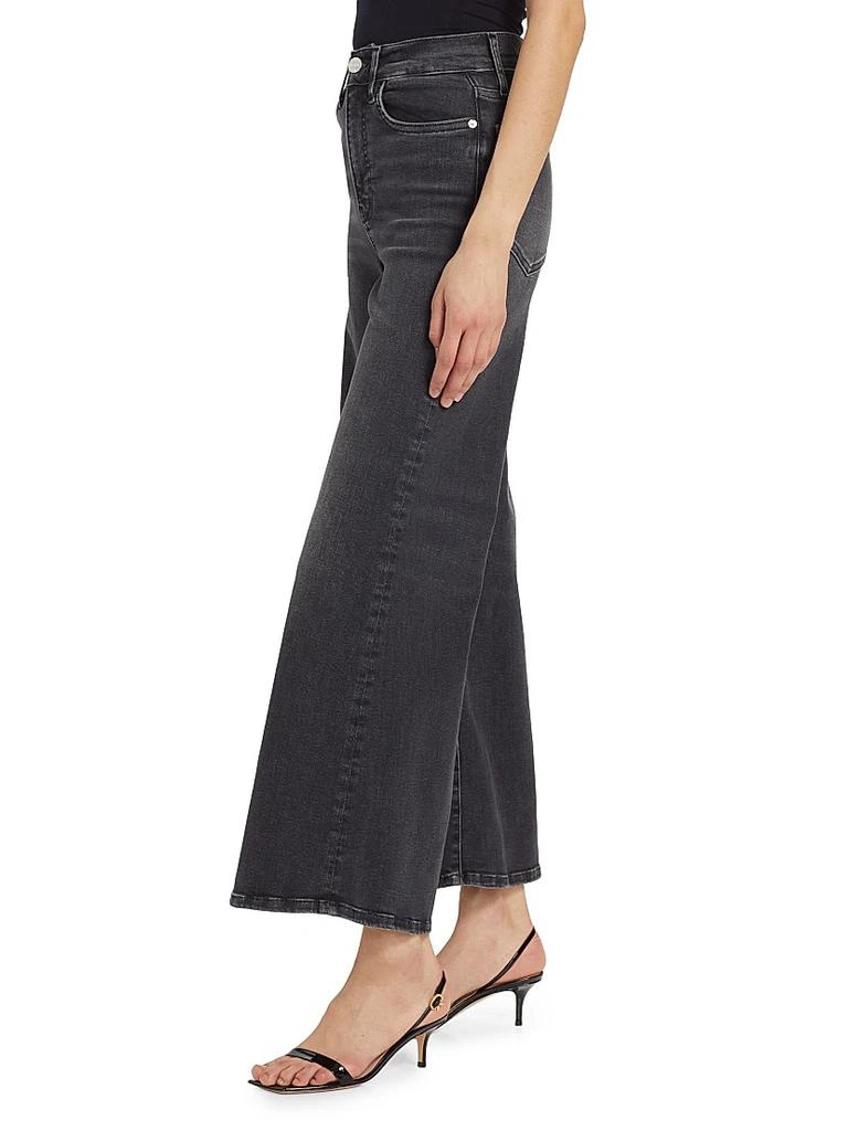FRAME Le Palazzo High-Rise Cropped Wide-Leg Flare Jeans 4