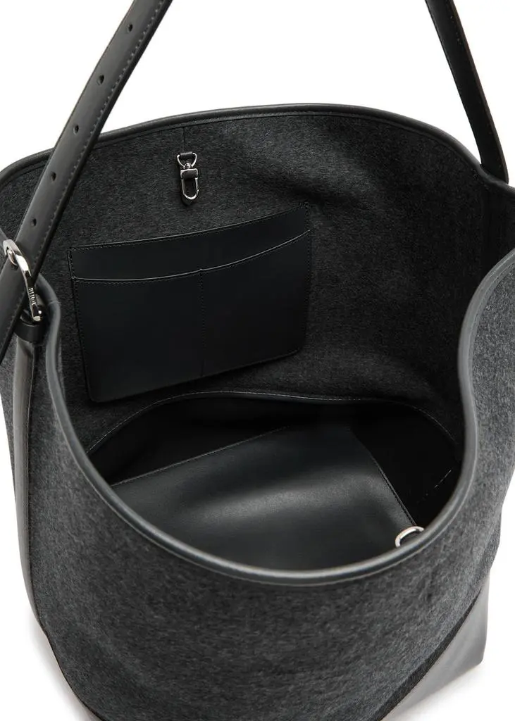 Totême Belted wool tote 4