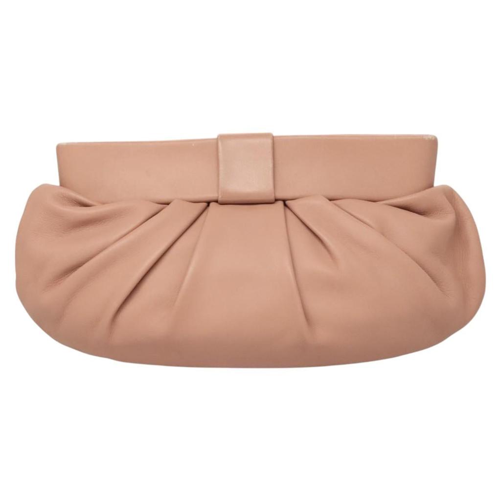 Valentino Leather Clutch Bag (Pre-Owned)