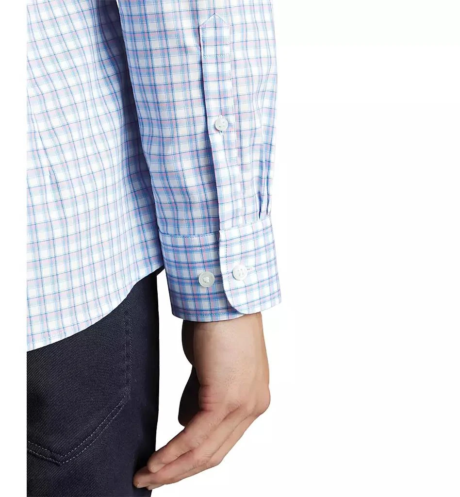 Charles Tyrwhitt Men's Slim Fit Long Sleeve Check Button-Down Shirt 3