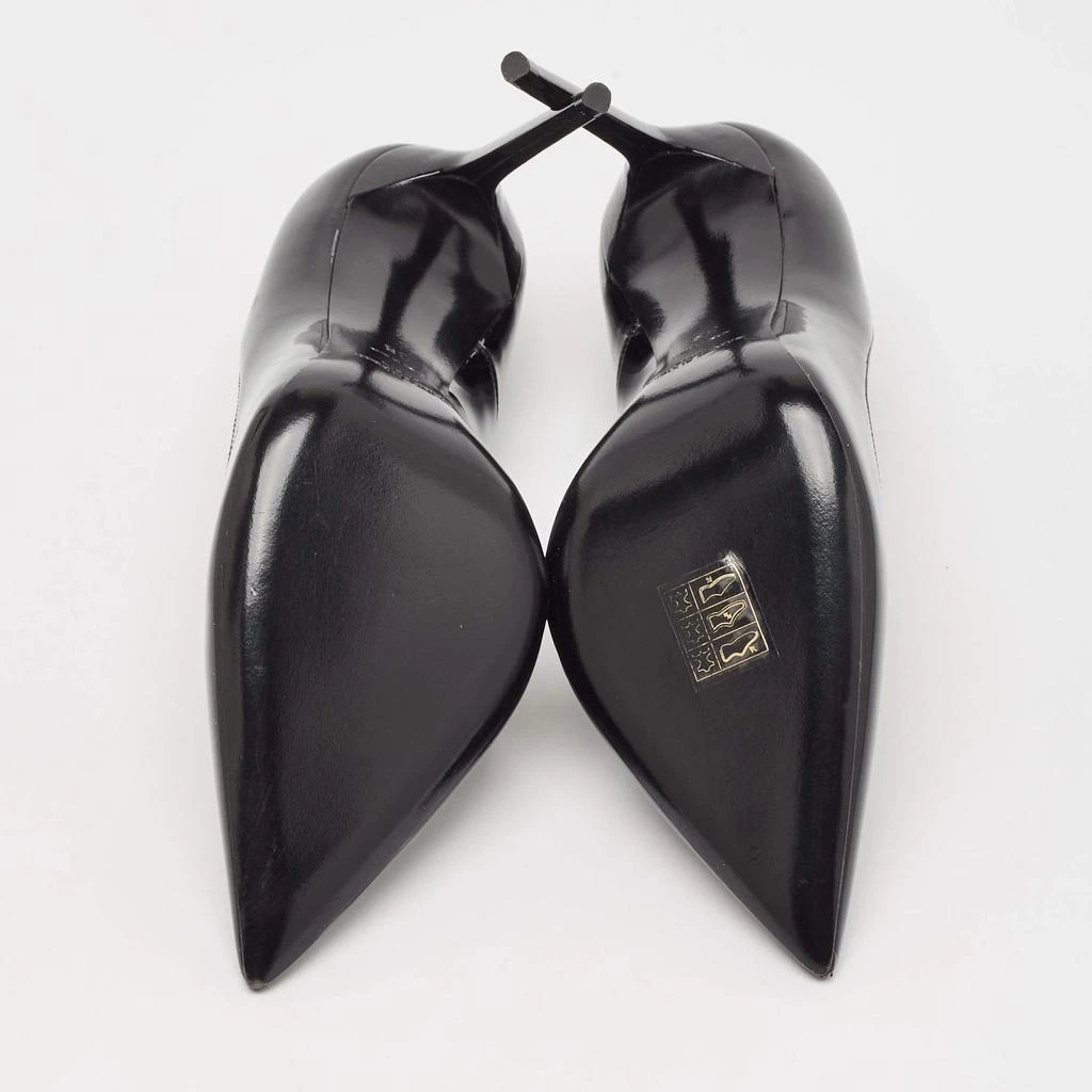 Yves Saint Laurent Saint Laurent Black Patent Leather Zoe Pumps Size 38 6