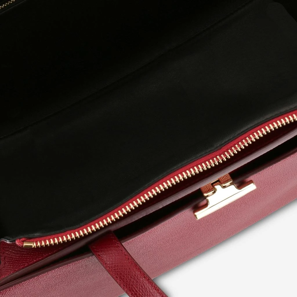 Salvatore Ferragamo Ferragamo Gemini Carmine Leather Women's Shoulder Bag 213935-760962 4