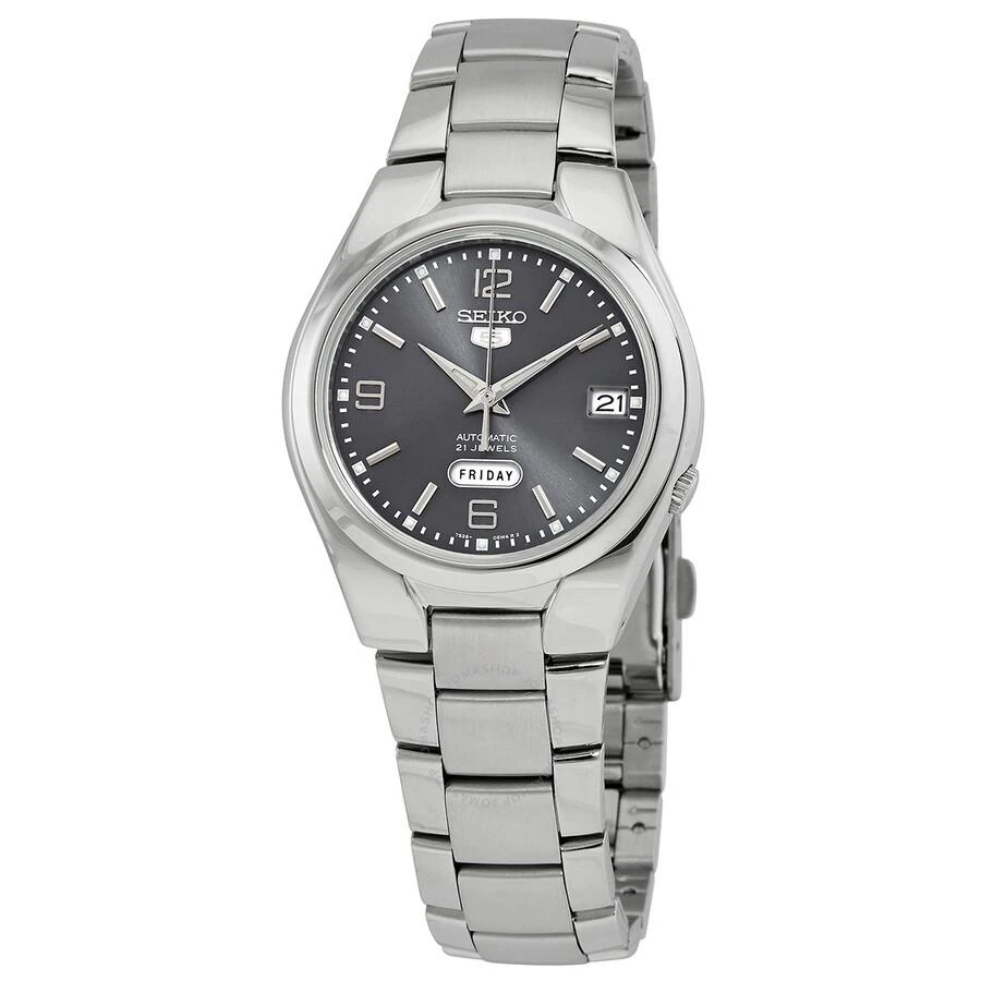 Seiko Open Box - Seiko 5 Automatic Grey Dial Men's Watch SNK621 1