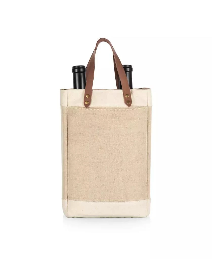 Legacy Legacy Pinot Jute 2 Bottle Insulated Wine Bag 4