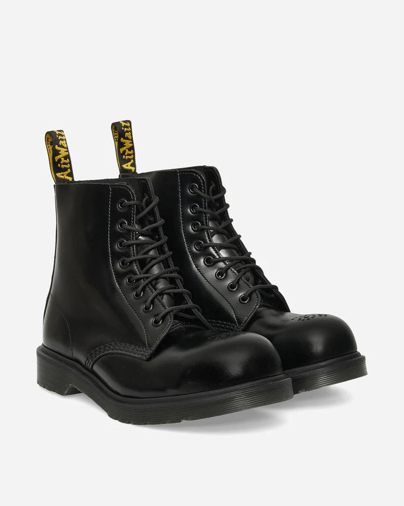 Dr. Martens 1460 Analine Leather Steel Toe Boots Black 2