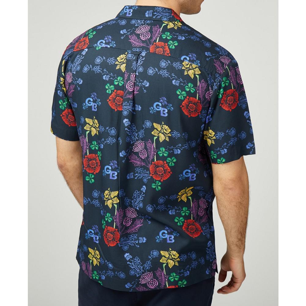 Ben Sherman Men's Team GB Floral Shirt