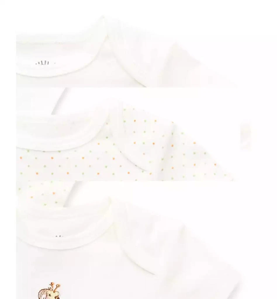 Little Me Baby Boys or Baby Girls Giraffe Bodysuits, Pack of 3 2