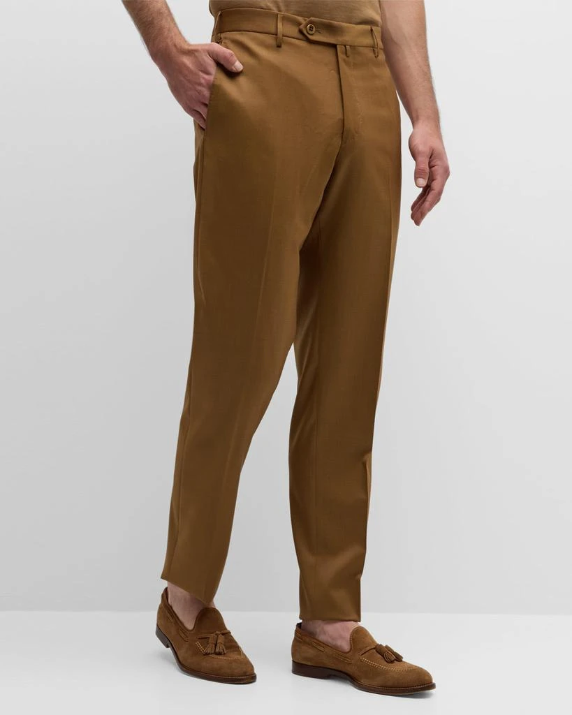 Zanella Men's Parker Platinum Super 130s Trousers 6