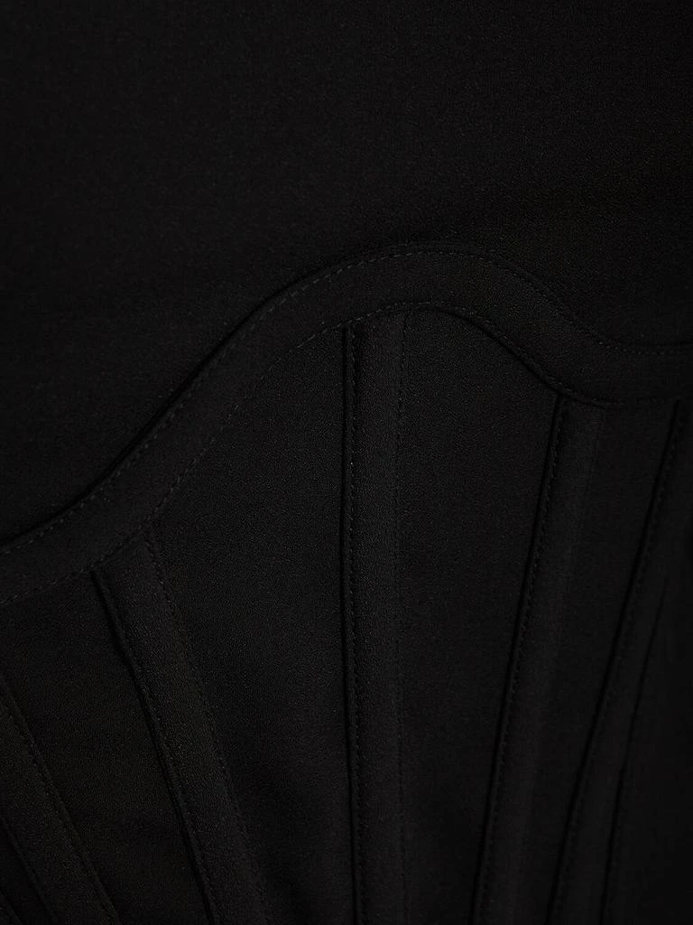 Versace Georgette Long Sleeved Corset Bodysuit 3