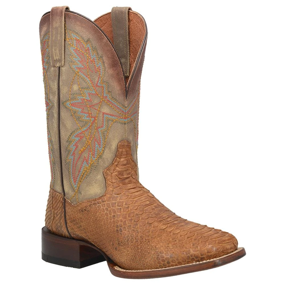Dan Post Boots Dry Gulch Python Square Toe Cowboy Boots 2