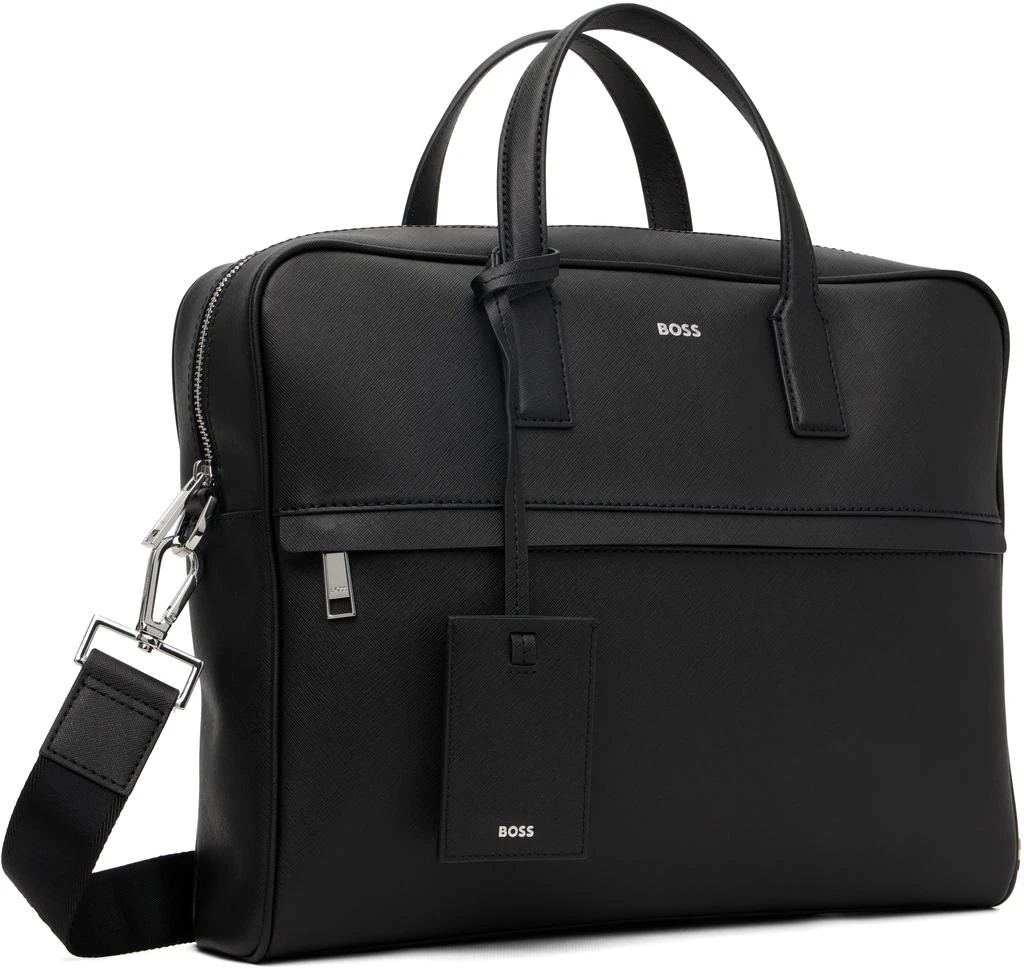 Hugo Boss Black Foil-Print Logo Briefcase 2