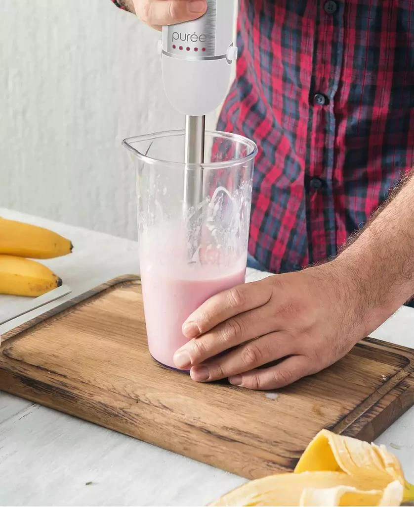 Tzumi Puree Stainless Steel Blade 6-Pc. Immersion Blender Set 5