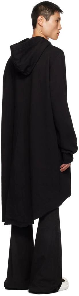 Rick Owens Black Fishtail Hoodie 3