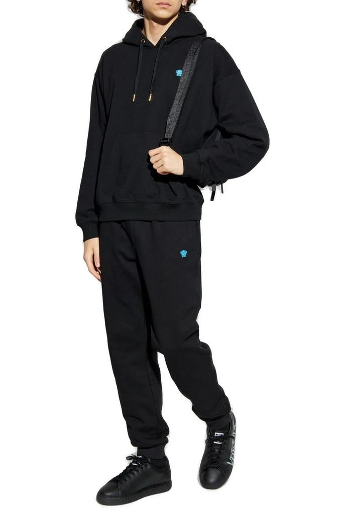 Versace Versace Medusa-Patch Drawstring Hoodie 4
