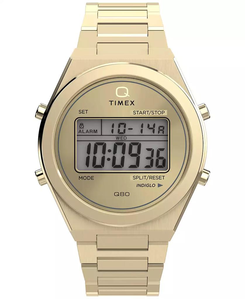 Timex Men's Quartz Digital Gold-Tone Stainless Steel Watch, 39mm