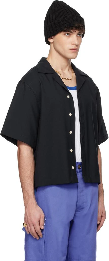 Marni Navy Tropical Wool Shirt 2