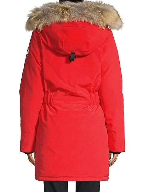 Canada Goose Trillium Coyote Fur-Trim Down Parka 5