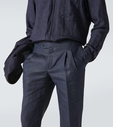 Thom Sweeney Linen suit pants 5