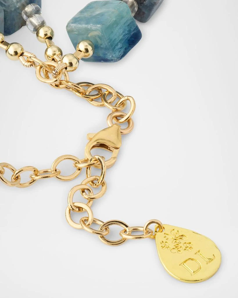 Devon Leigh Natural Blue Kyanite Multistrand Necklace 3