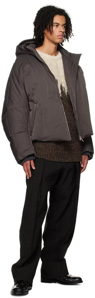 Bottega Veneta Gray Zip Down Jacket 4