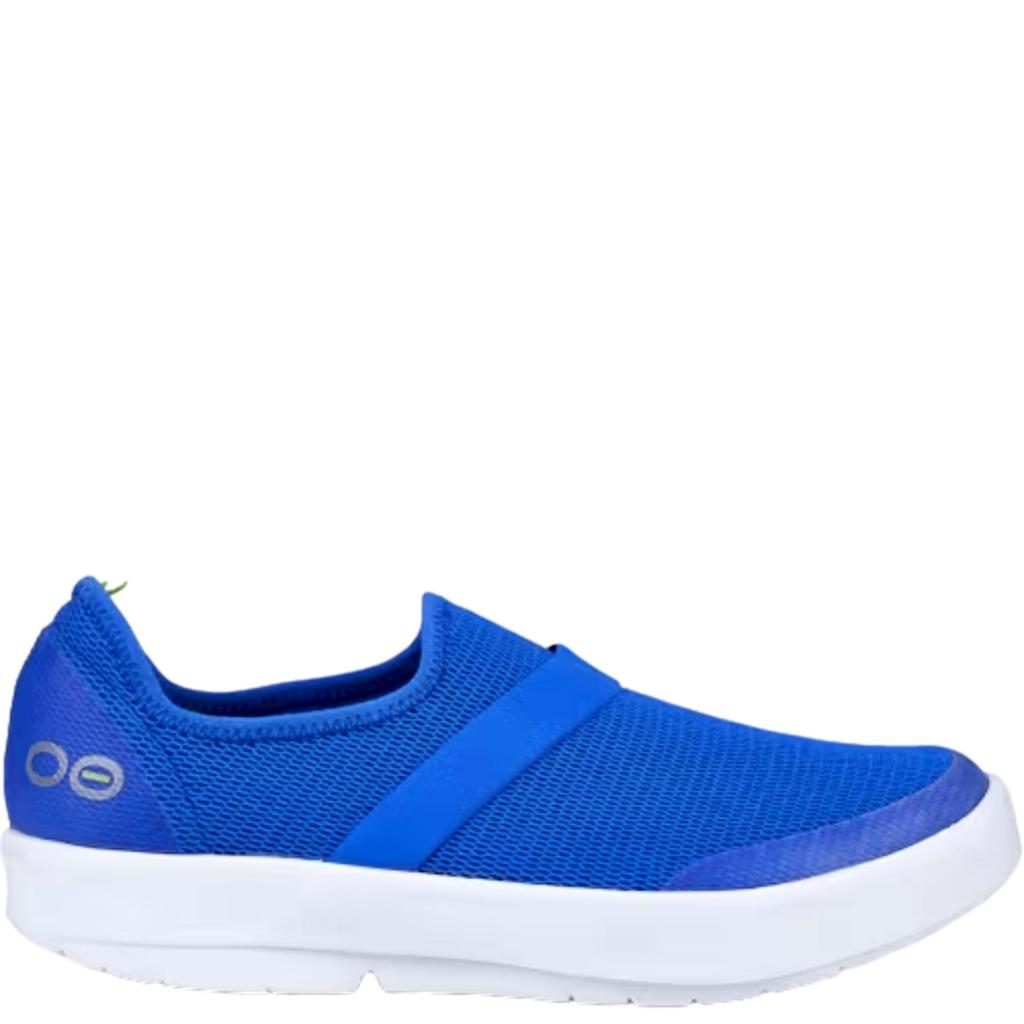 OOFOS OOmg Low White / Blue  5070-WHT-BLU Women's