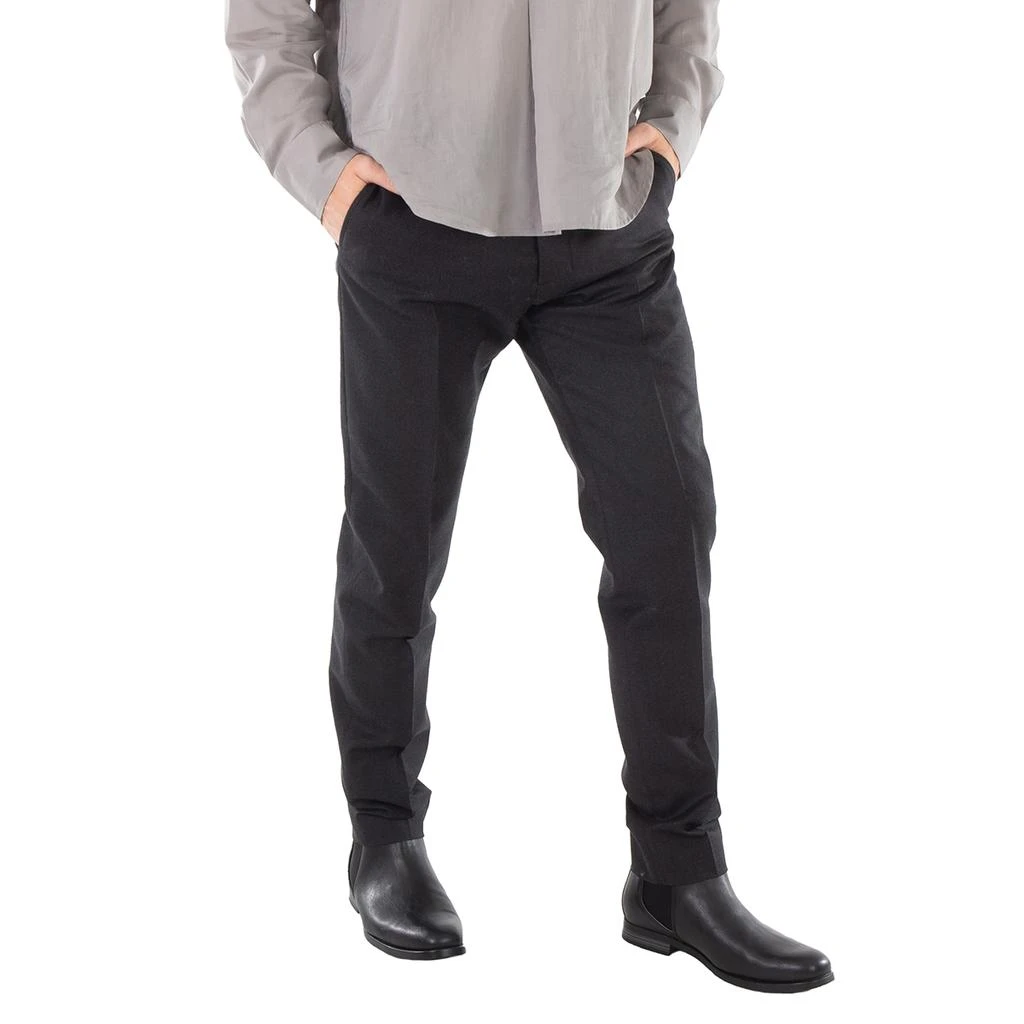 cigarette pants men Ami Paris Men's Gris Chine Cigarette Pants, Brand Size 40