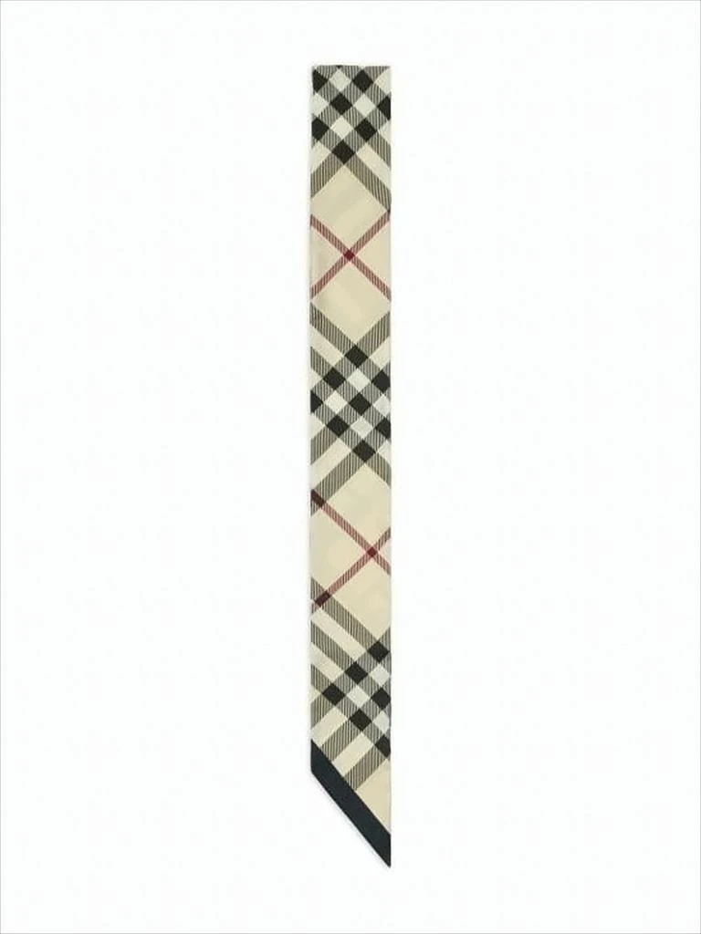 Burberry Classic Check Pattern Silk Scarf 4