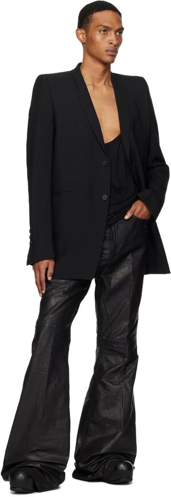 Rick Owens Black Concordians Dirt Tailored LS Blazer 4