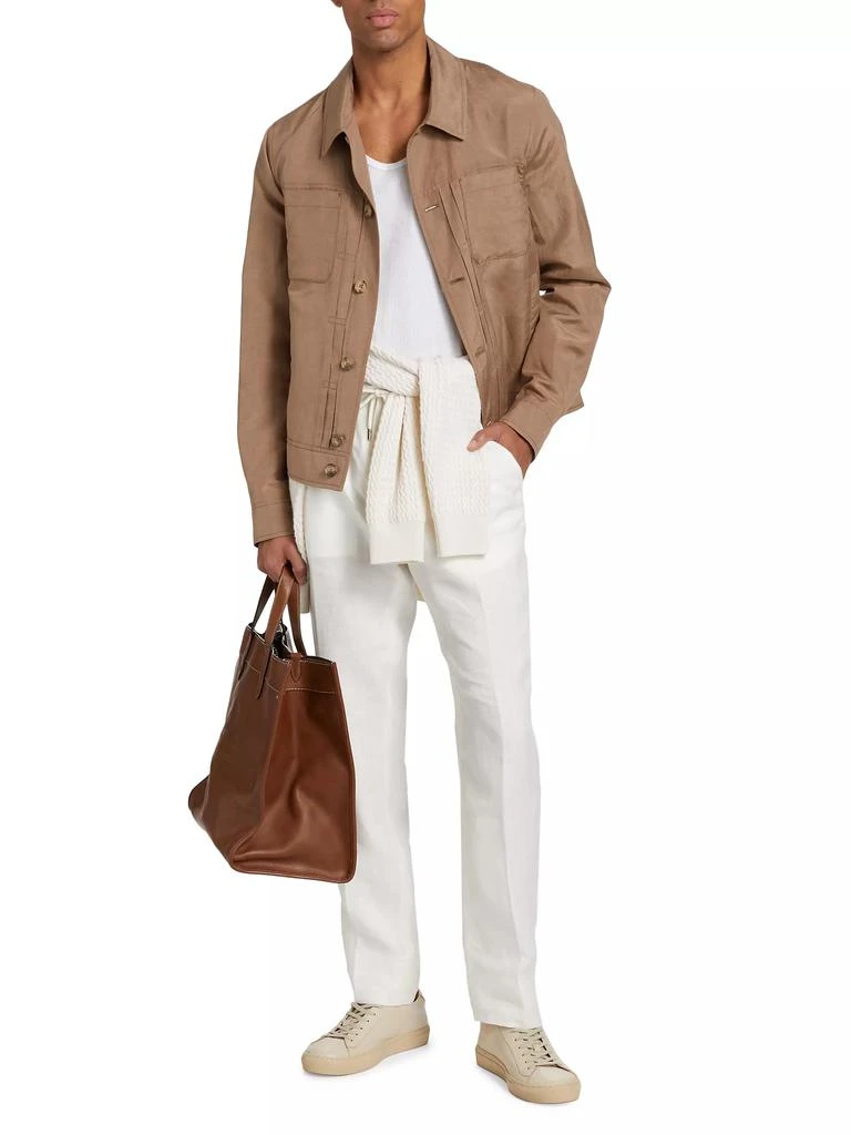 Brett Johnson Sedona Silk &amp; Linen-Blend Jacket 2