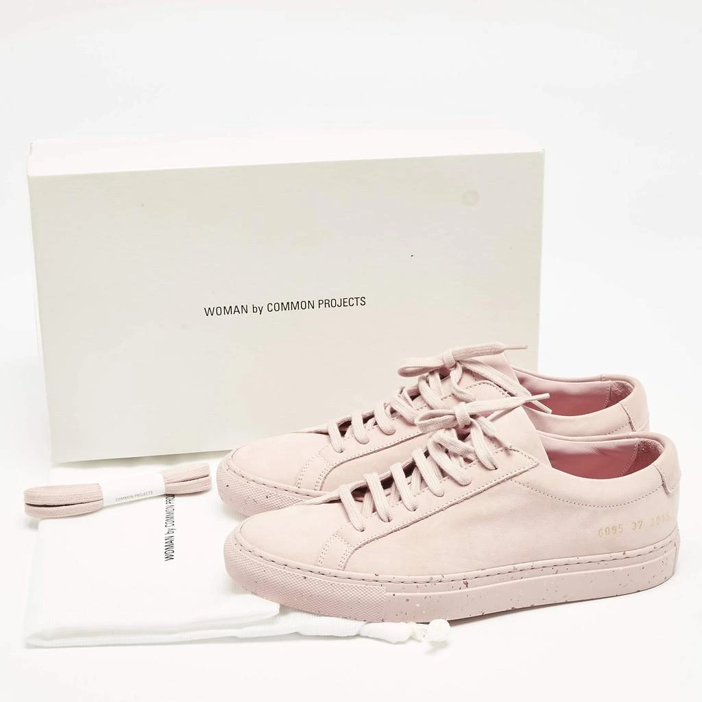 Common Projects Common Projects Blush Pink Nubuck Leather Achilles Low Top Sneakers Size 37 9