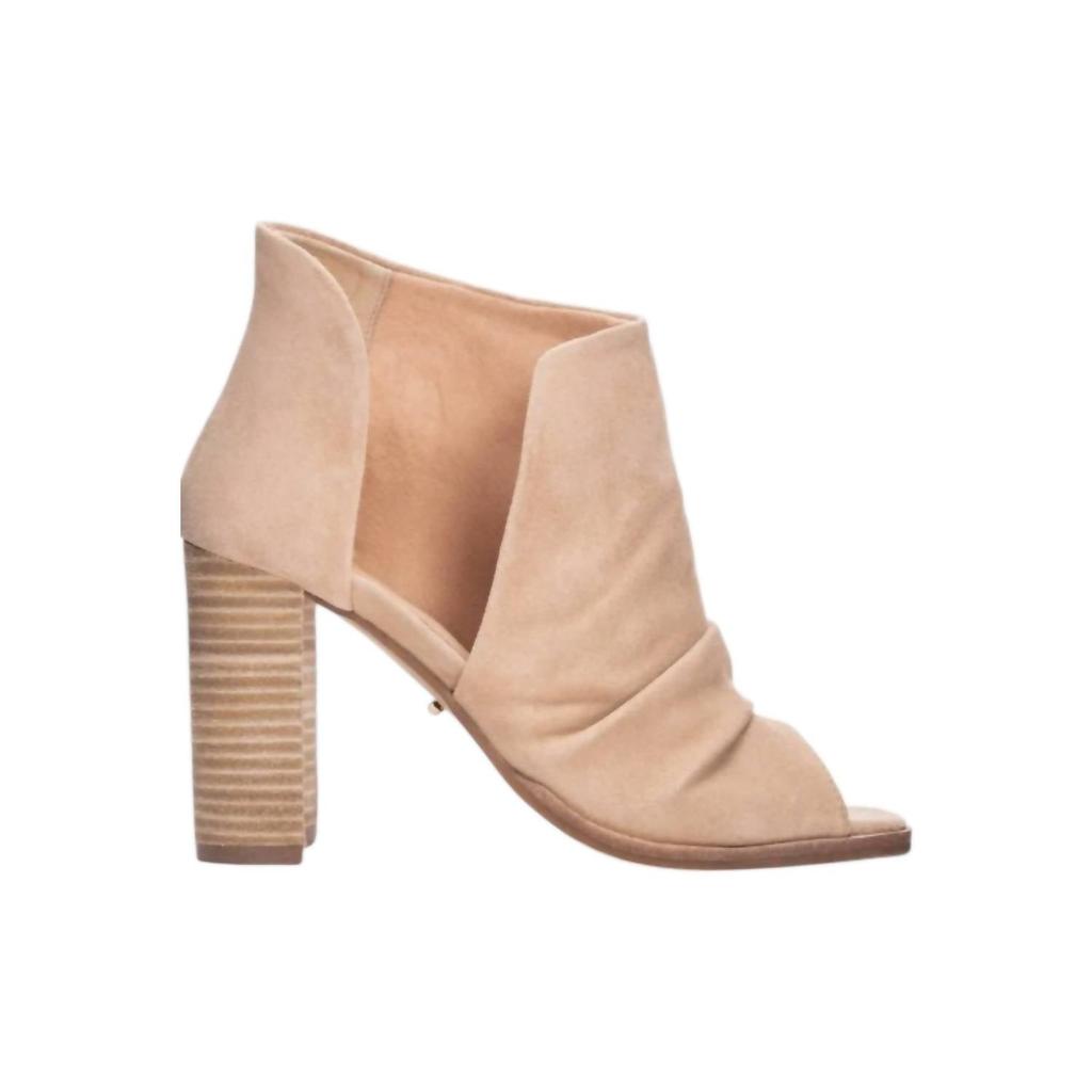 42 GOLD Women's Loyalty Kid Open Toe Bootie In Natural