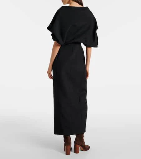 Khaite Truman puff-sleeve maxi dress 3