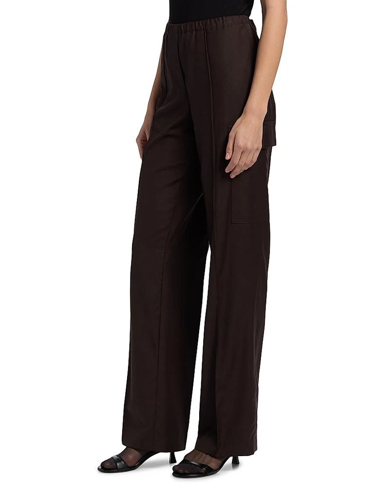 Helmut Lang Relaxed-Fit Wool Cargo Trousers 4