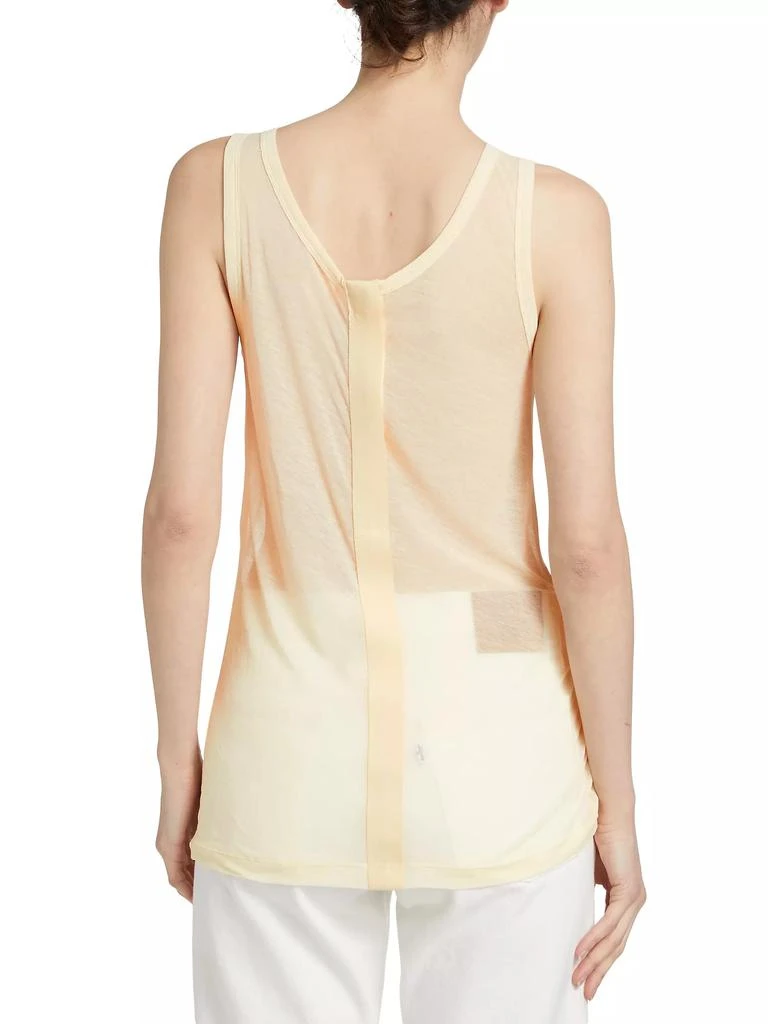 Helmut Lang Two-Way Semi-Sheer Cotton Tank 5