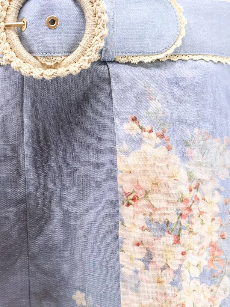 Zimmermann Cascadian Tuck ramie shorts 5