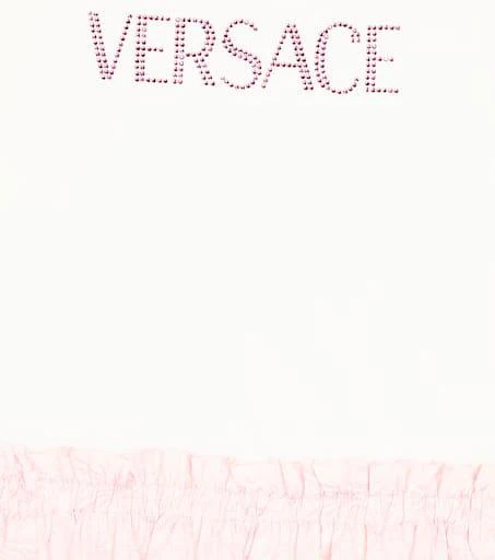 Versace Logo cotton-blend dress 3