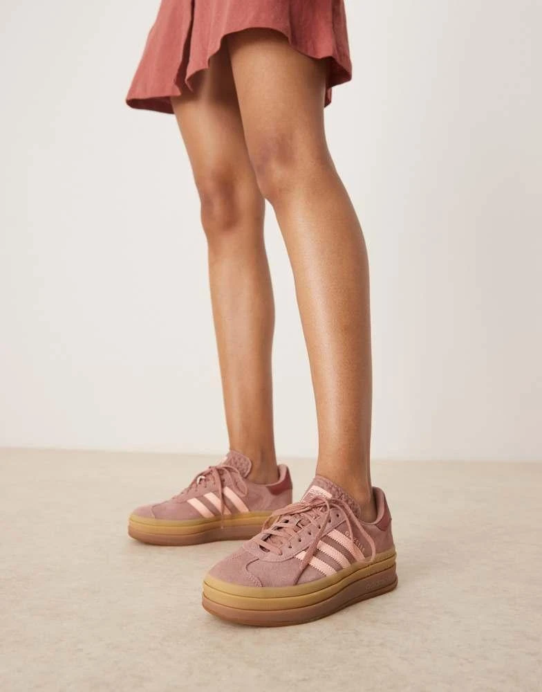 adidas gazelle silver green womens Women's adidas Originals Gazelle Bold Shoes Clear Sky