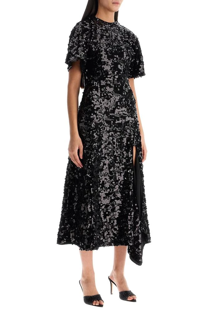 Ganni midi velvet and sequin dress 2