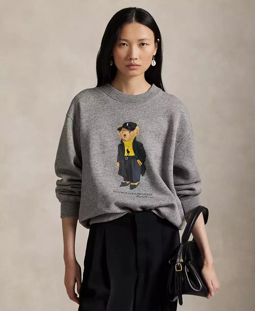 Ralph Lauren Women's Polo Bear Fleece Crewneck Sweatshirt