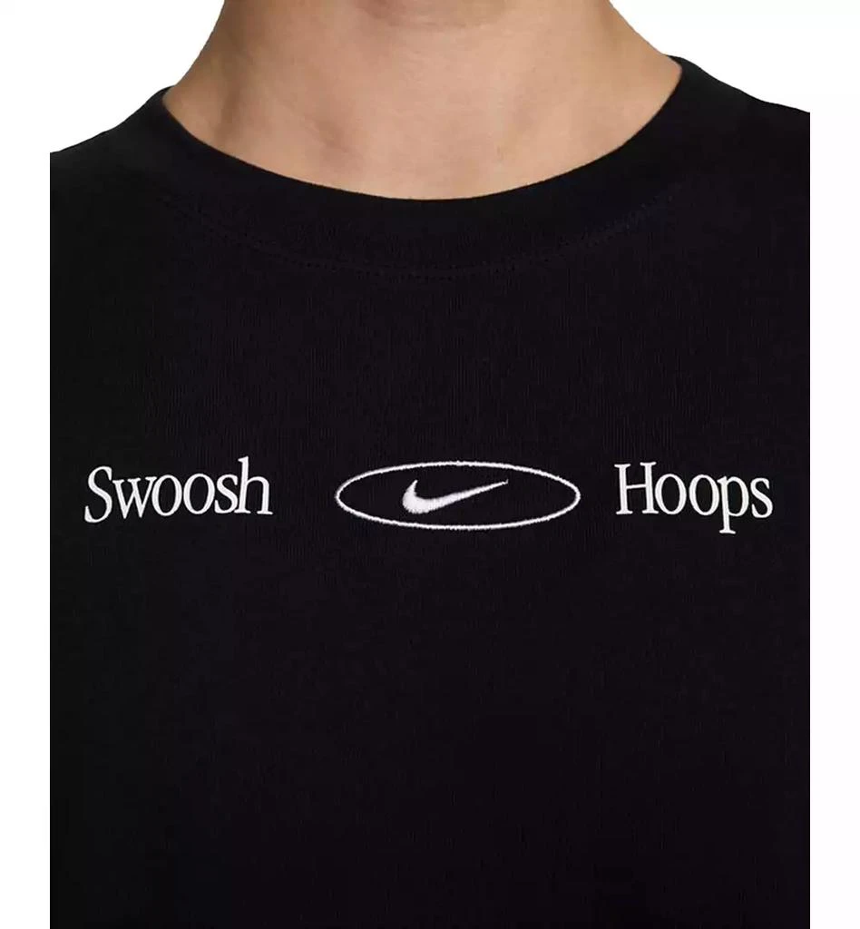 NIKE Women's Cotton Graphic Crewneck Long-Sleeve T-Shirt 5