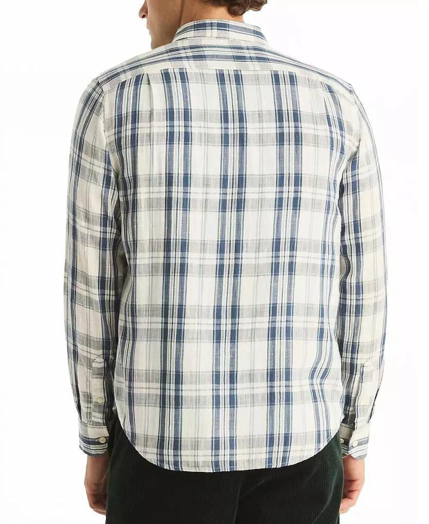 Nautica Men's Classic-Fit Plaid Button-Down Twill Shirt 2