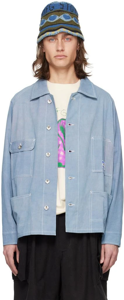 Story mfg. Blue Railroad Jacket 1